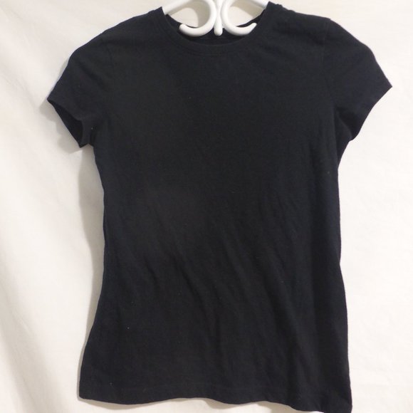 CHEROKEE Ultimate Tee, black short sleeve tee, size large, 10-12, EUC